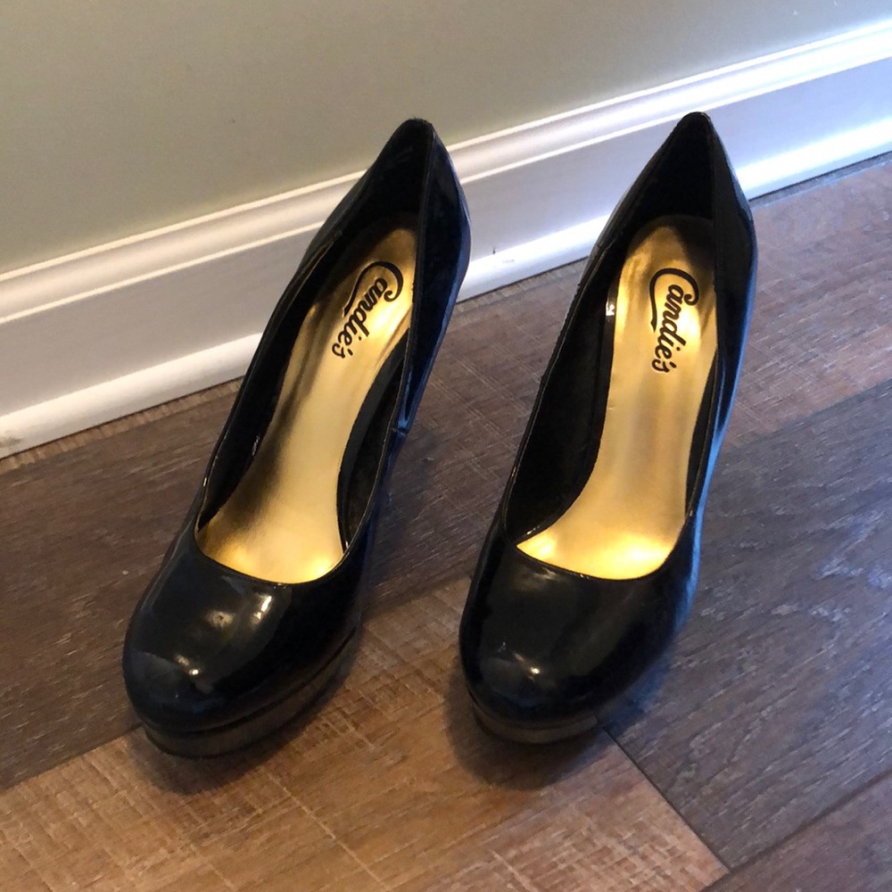 Candie’s Patent Leather Pumps